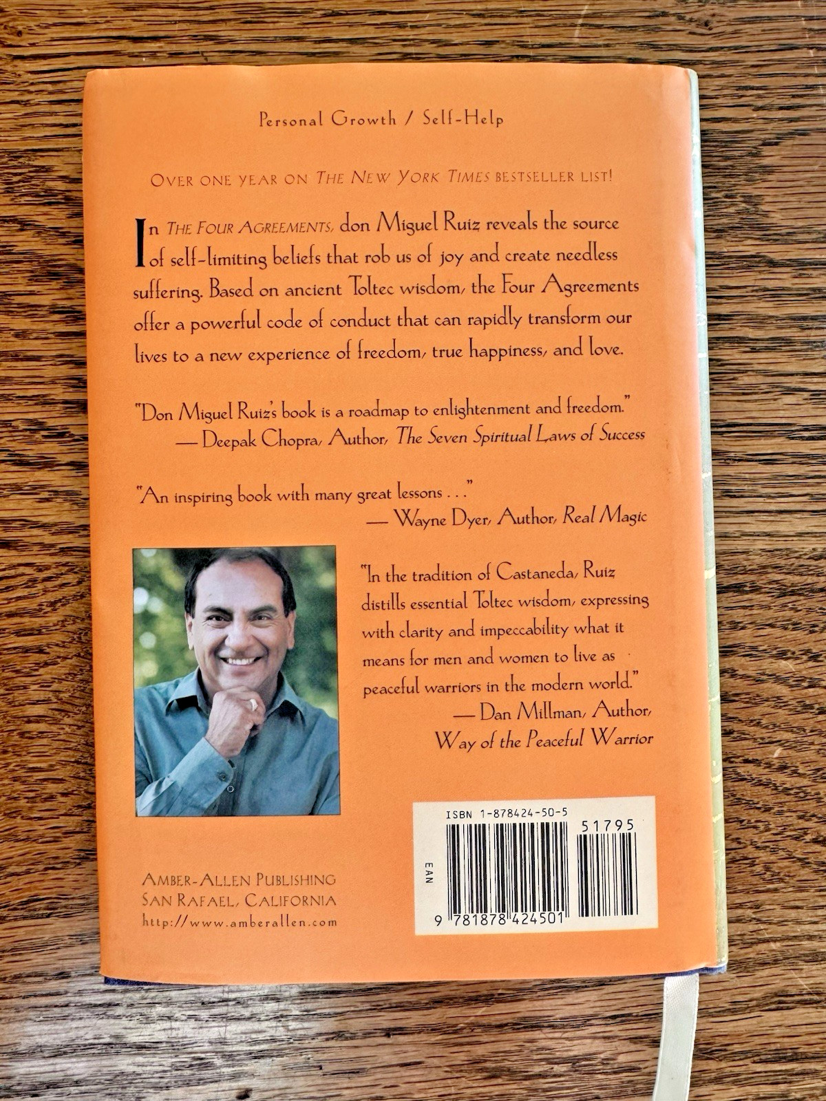 The Four Agreements by Don Miguel Ruiz, 1st Edition, 1st Pr. HC