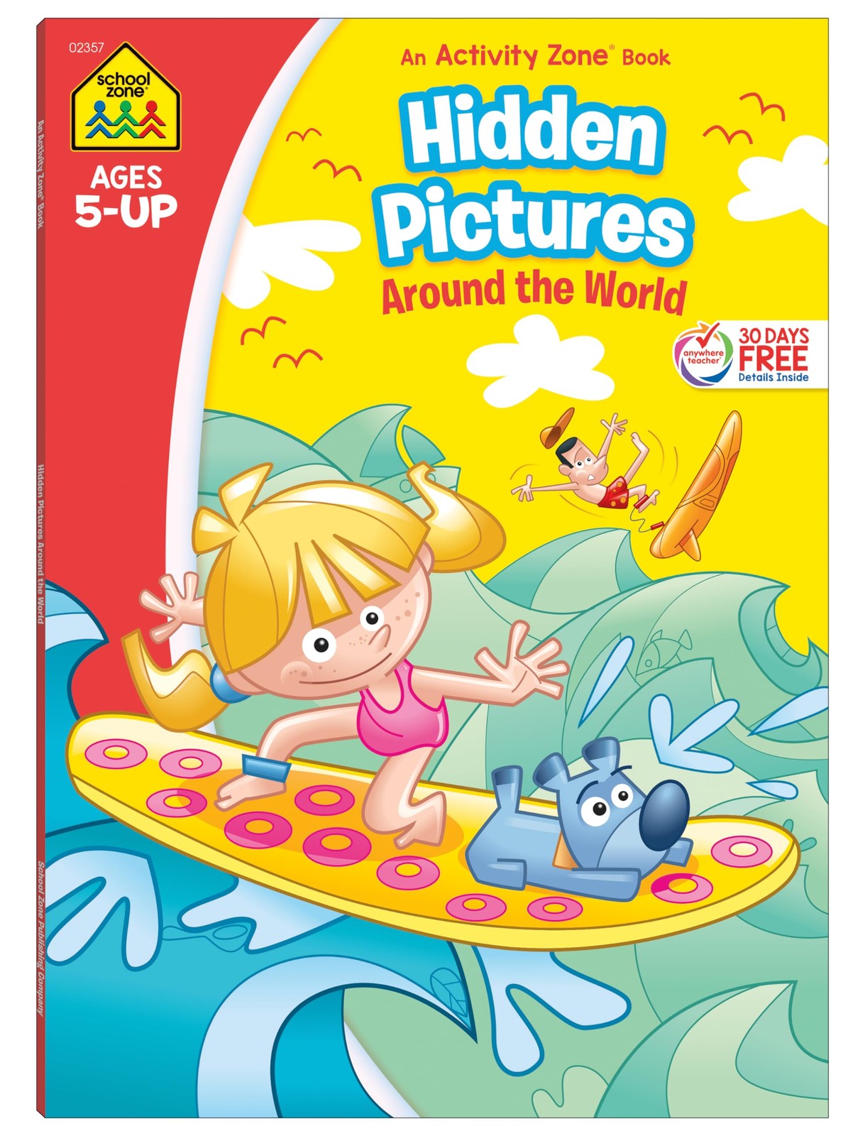 School Zone Hidden Pictures Around the World Workbook: 64 Pages, Kindergarte…