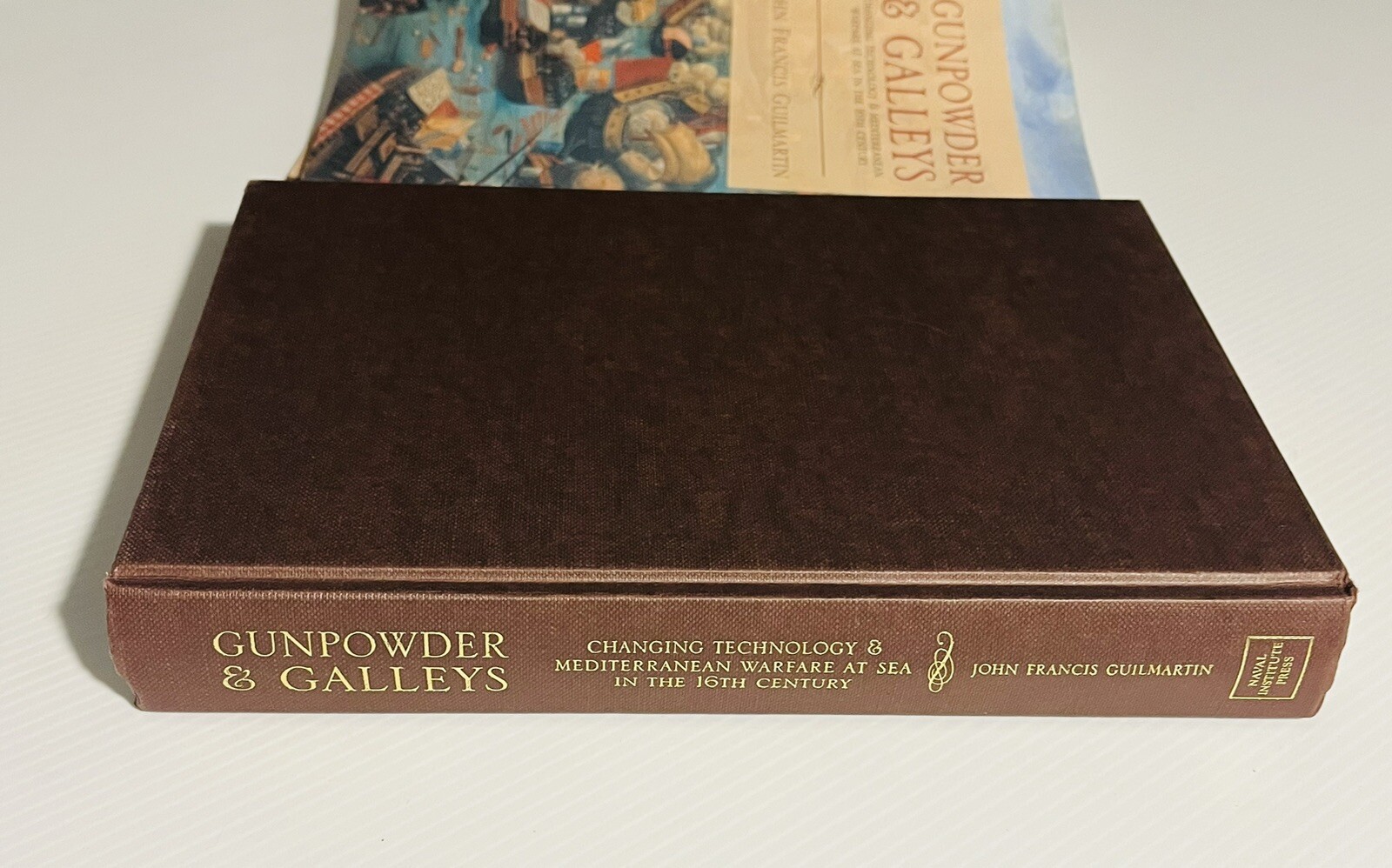 GUNPOWDER & GALLEYS – Mediterranian Warefare John Francis Guilmartin 2003 HC DJ