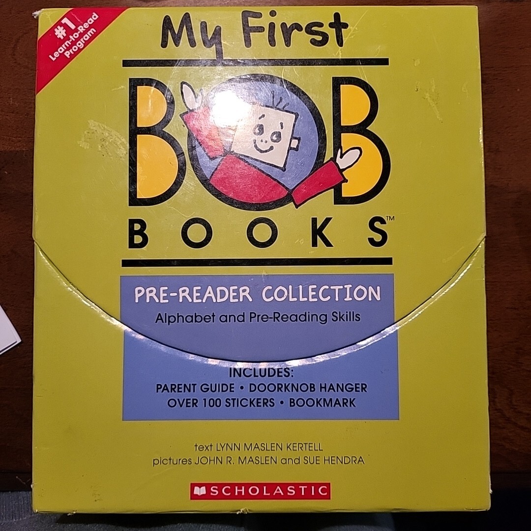 Bob Bks.: My First Bob Books – Alphabet Box Set Phonics, Letter Sounds, Ages…