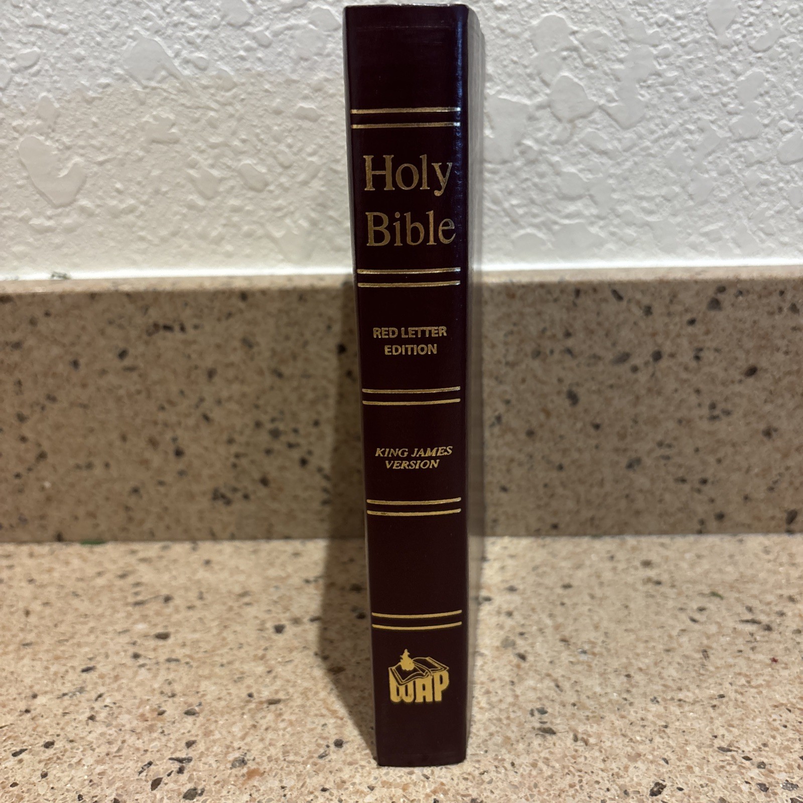 Vintage 1973 Holy Bible Concordance Red Letter Edition Word Aflame Press Rare