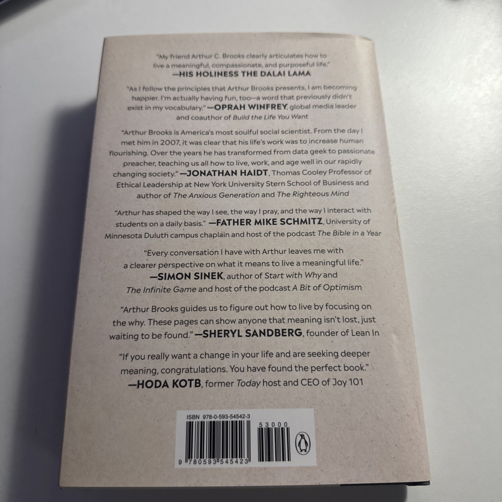 Arthur C. Brooks The Meaning of Your Life (Hardback)