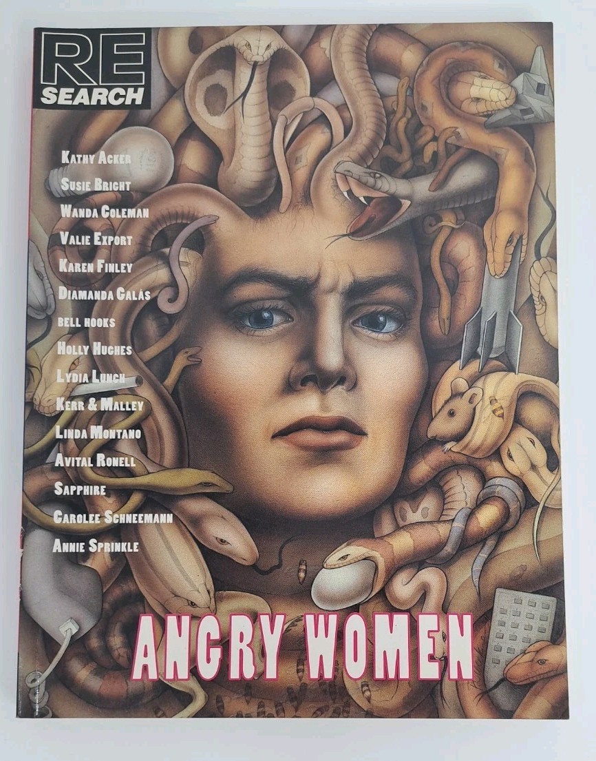 RE/SEARCH #13 Angry Women 1991 Kathy Acker Valie Export Karen Finley Sapphire