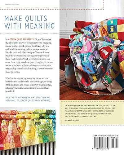 Modern Quilt Perspectives: 12 Patterns for Meaningful Quilts, Knauer, Thomas, Ex