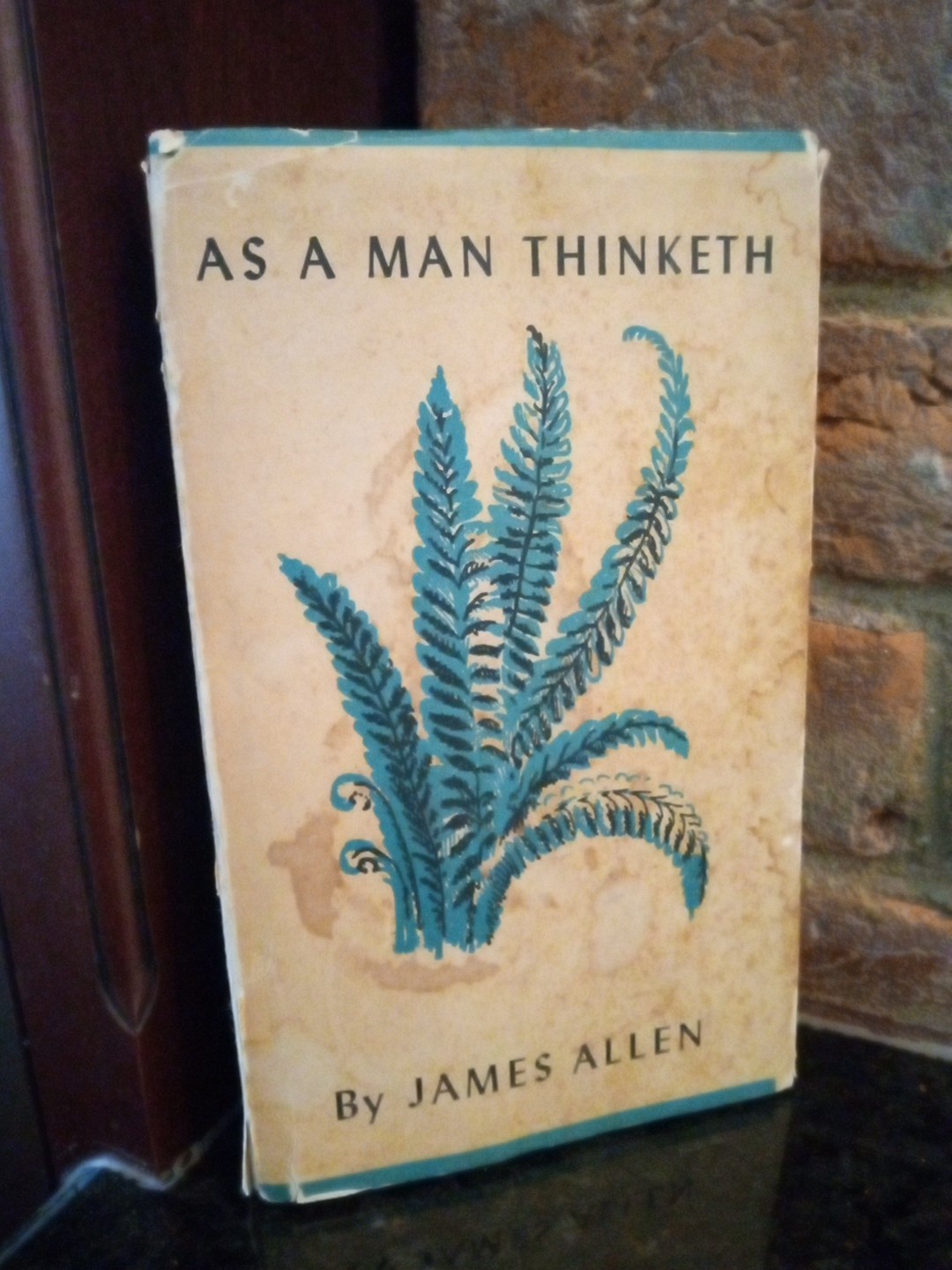 As a Man Thinketh Hardcover Dust Jacket James Allen Classic Self‑Help Book
