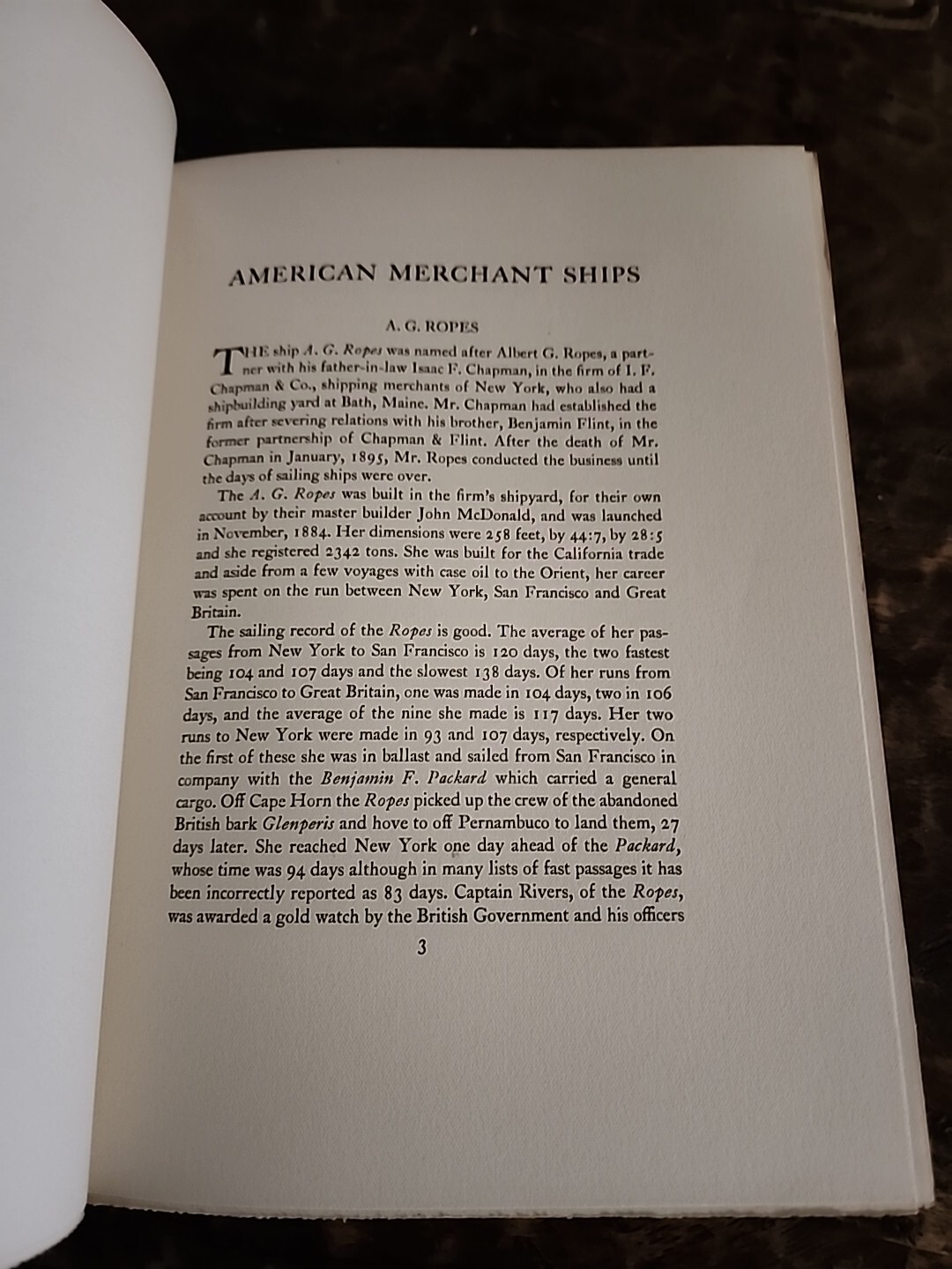 American Merchant Ships 1850–1900 Ltd Ed #68/97 Matthews 1930 2 Vol Set