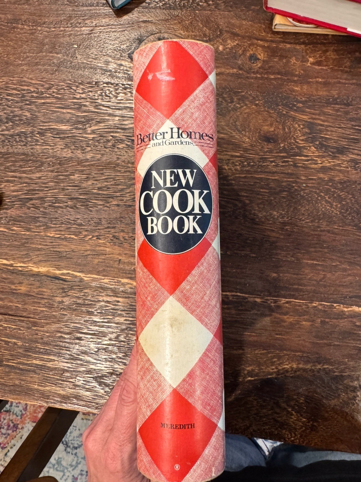 Vintage Better Homes and Gardens “New Cook Book” Red Plaid Five-Ring Binder 1981