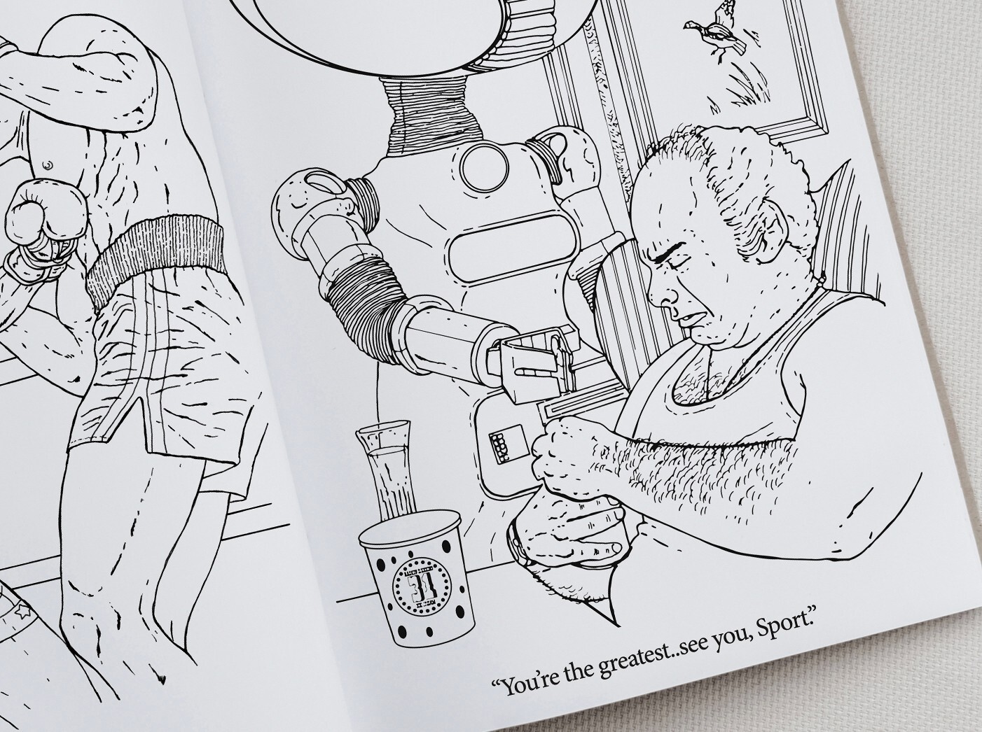 Rocky Coloring Book – 32 Pages of Rocky Balboa! All Original Illustrations!