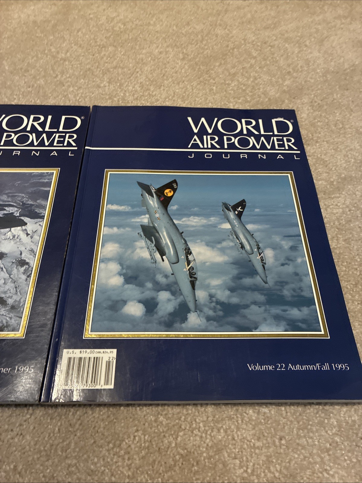 Lot of 2 ~ World Air Power Journal ~ Volume 21 & 22 ~ Summer/Autumn 1995