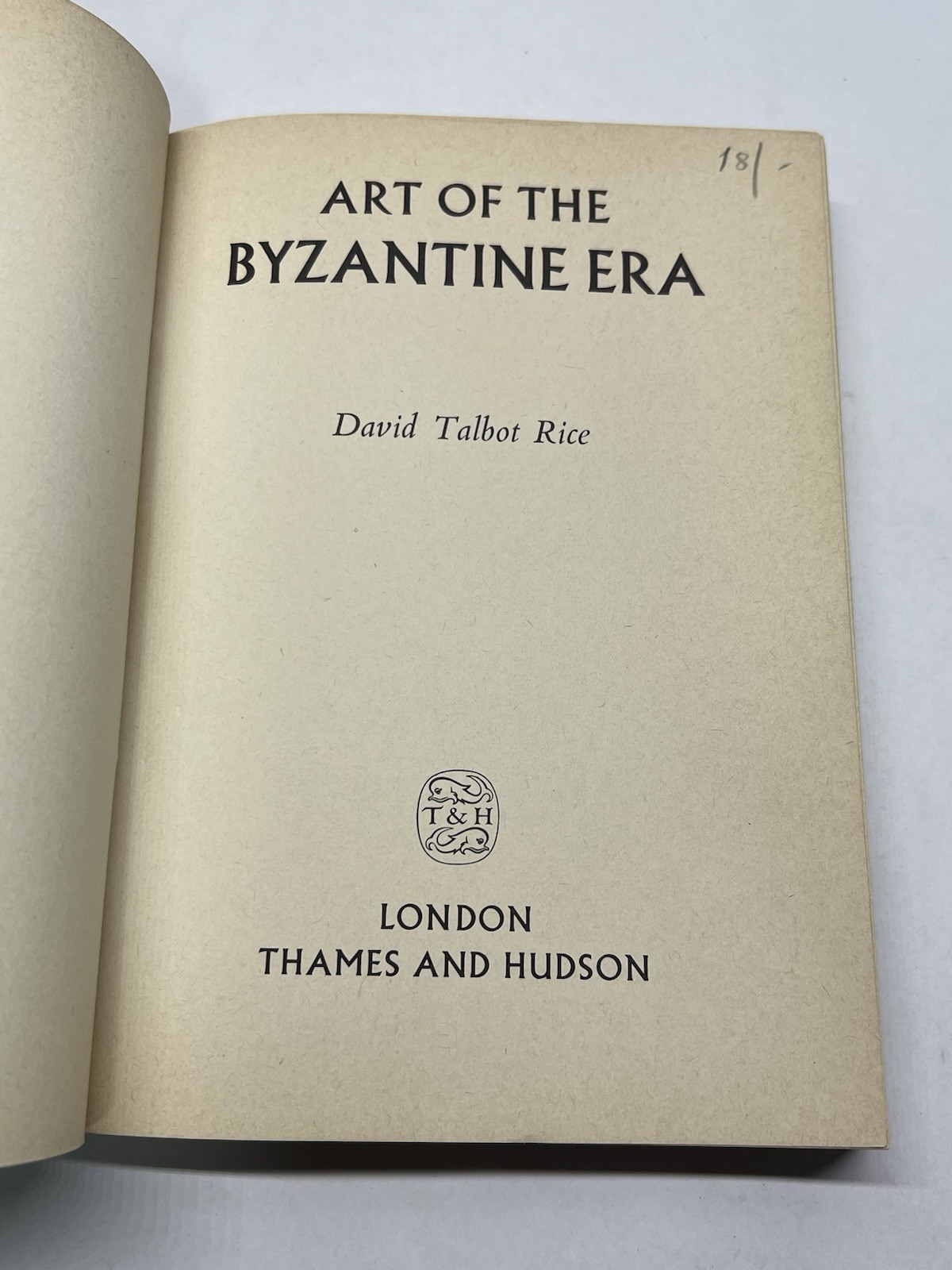 Art of the Byzantine Era By David Talbot Rice (1963) PB