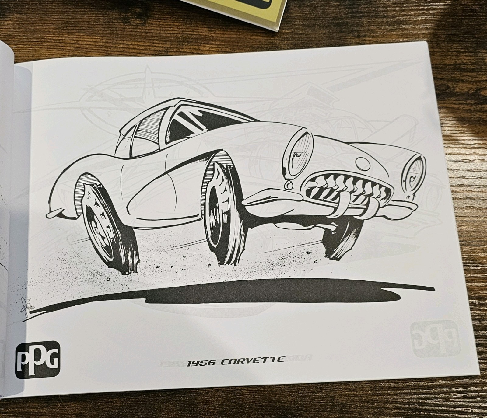 Lot Of 10 NEW- 2016 PPG Industries-Hot Rod Coloring Book- 30 Pages- CAR HOBBIEST