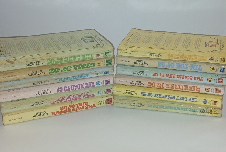 Set of 12 (1-12) Wizard of Oz Del Rey – Vintage Paperback