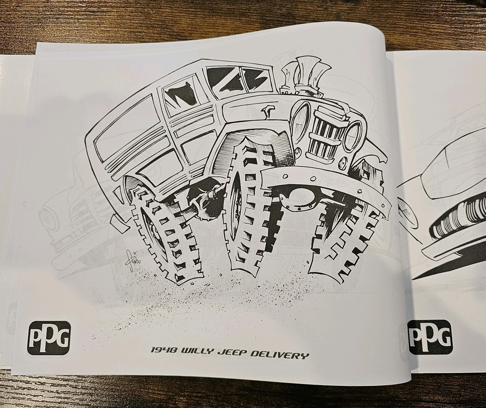 Lot Of 10 NEW- 2016 PPG Industries-Hot Rod Coloring Book- 30 Pages- CAR HOBBIEST