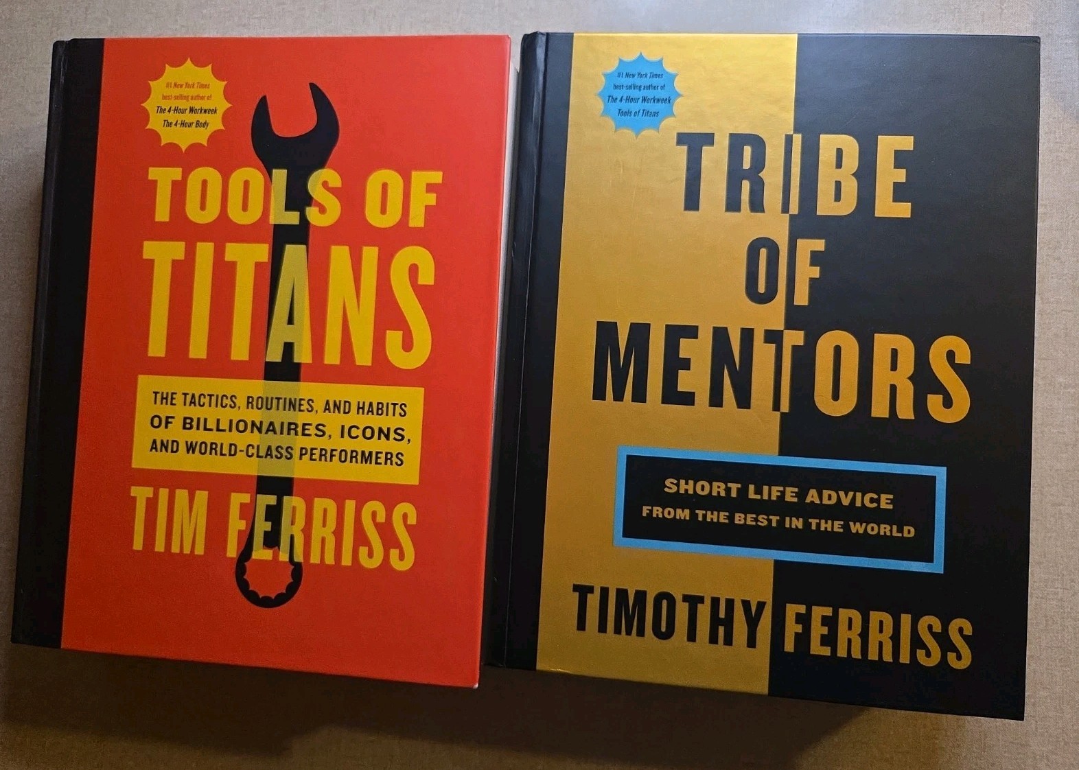 Timothy Ferriss – Tools of Titans & Tribe of Mentors – Self-Help – HMH