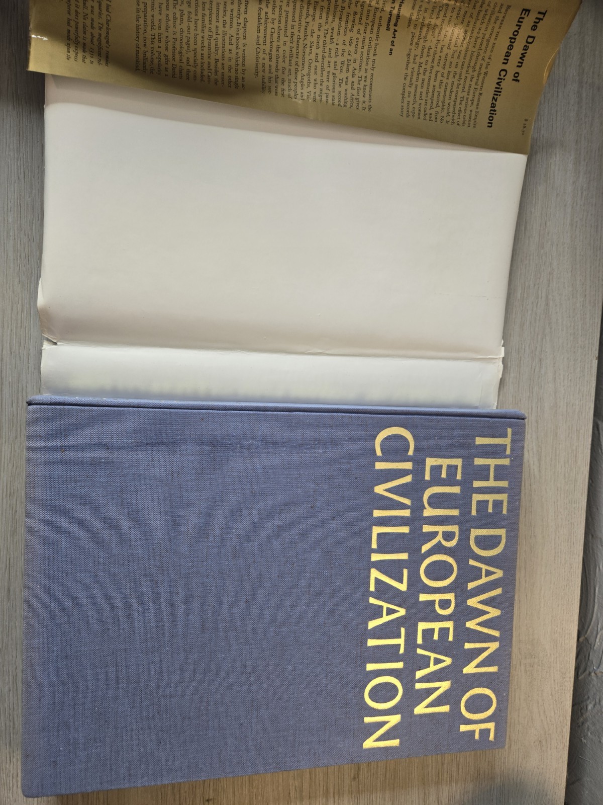 VINTAGE The Dawn of European Civilization – David Talbot Rice (ed)/First Ed. J66