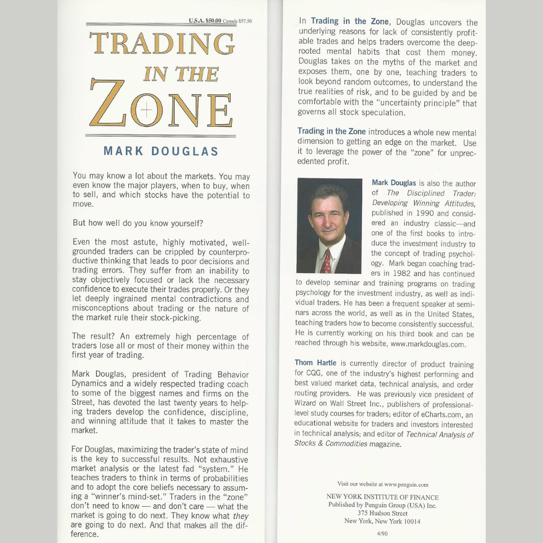 The Disciplined Trader & Trading In The Zone by Mark Douglas Trading Psychology