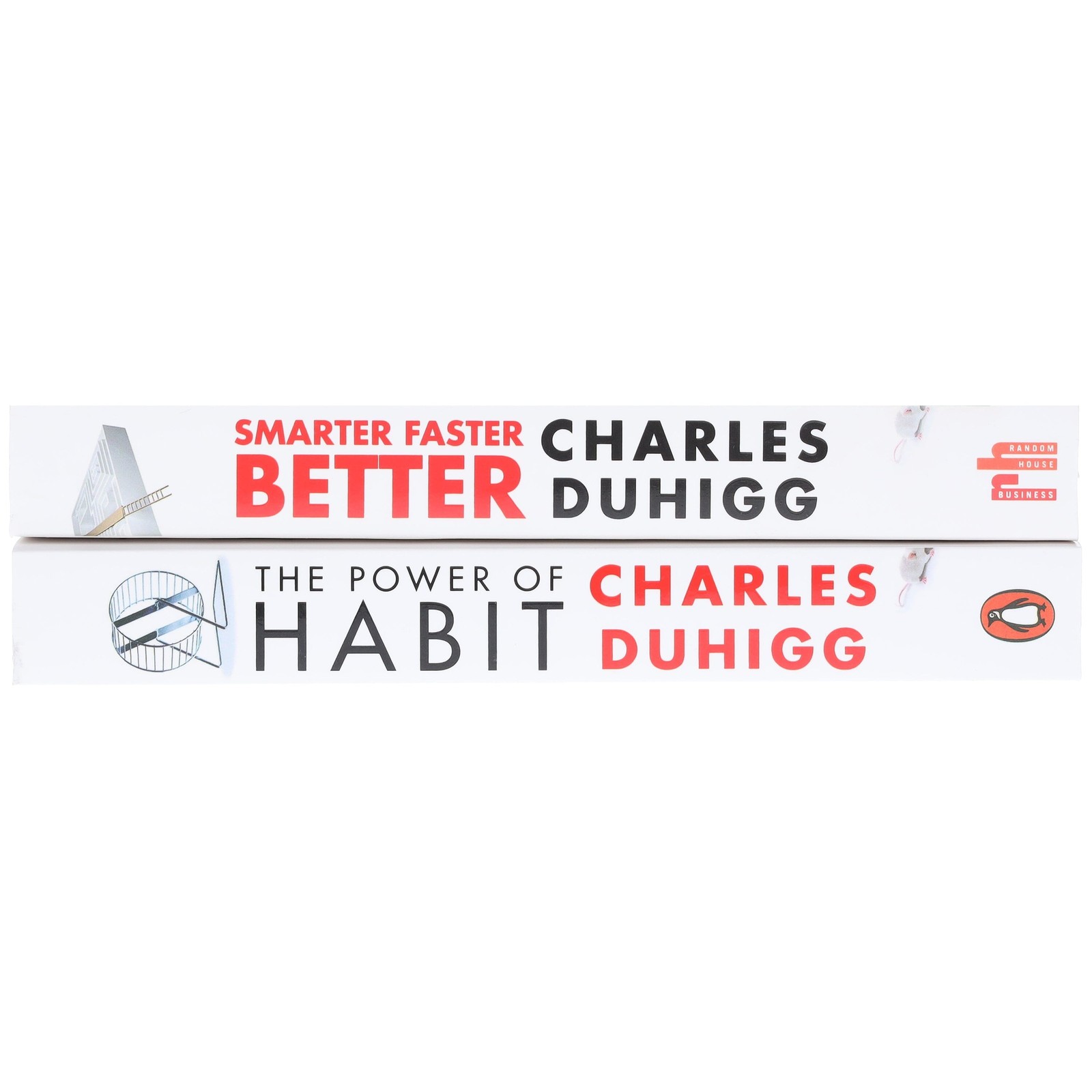 Smarter Faster Better & The Power of Habit: By Charles Duhigg 2 Books Set