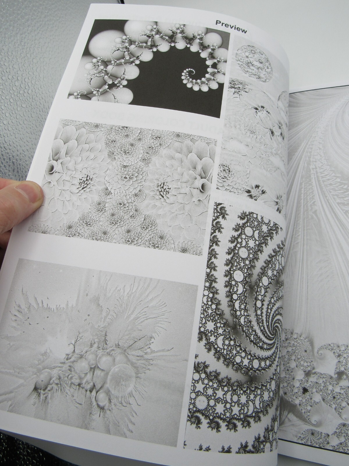 Abstract Challenge-2 Grayscale Coloring Book for Adults: 44 Coloring Pages