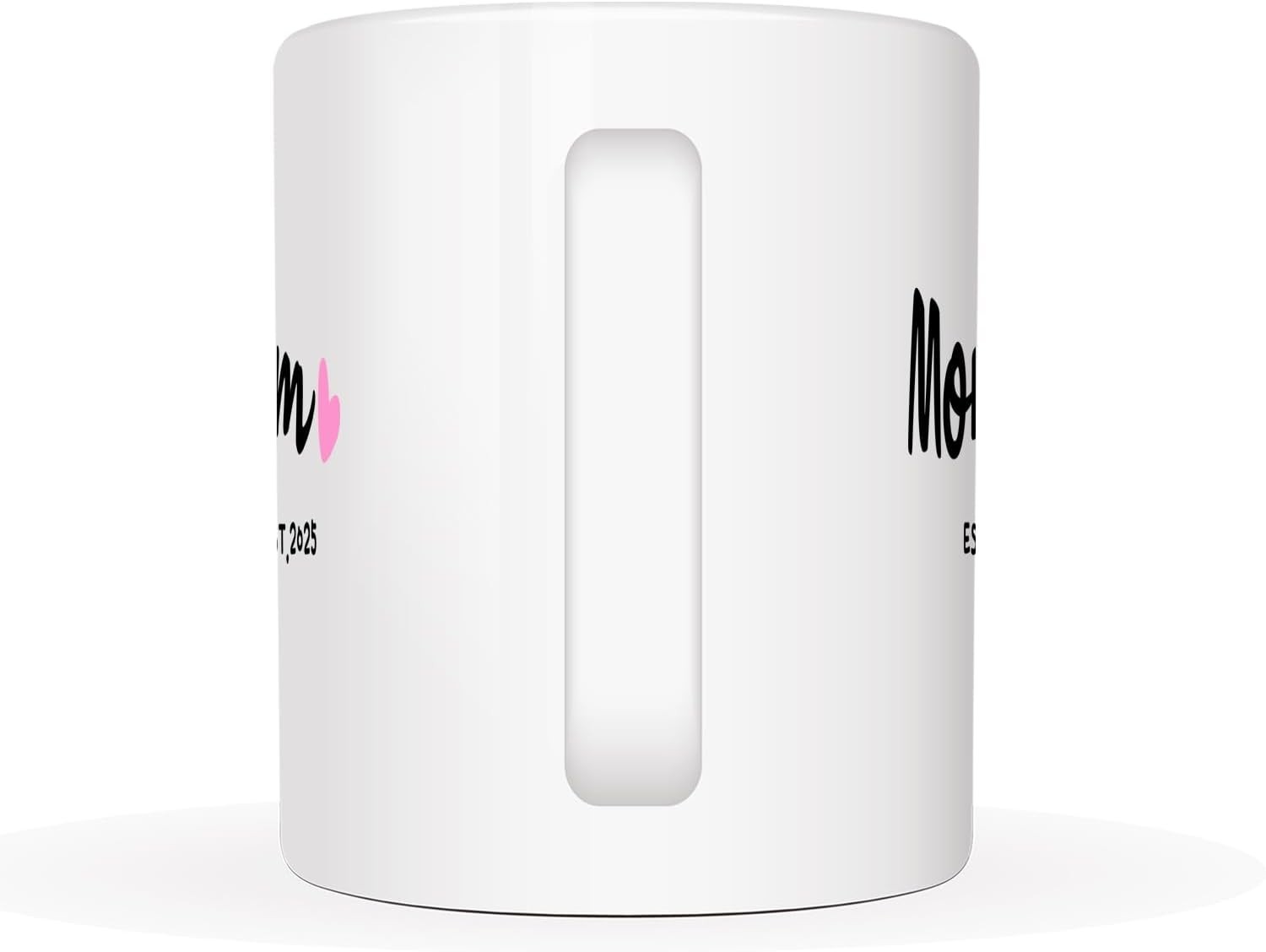 Ceramic Mom Est 2025 Mug – Funny 11 Oz Gift for Mother’s Day or Birthdays