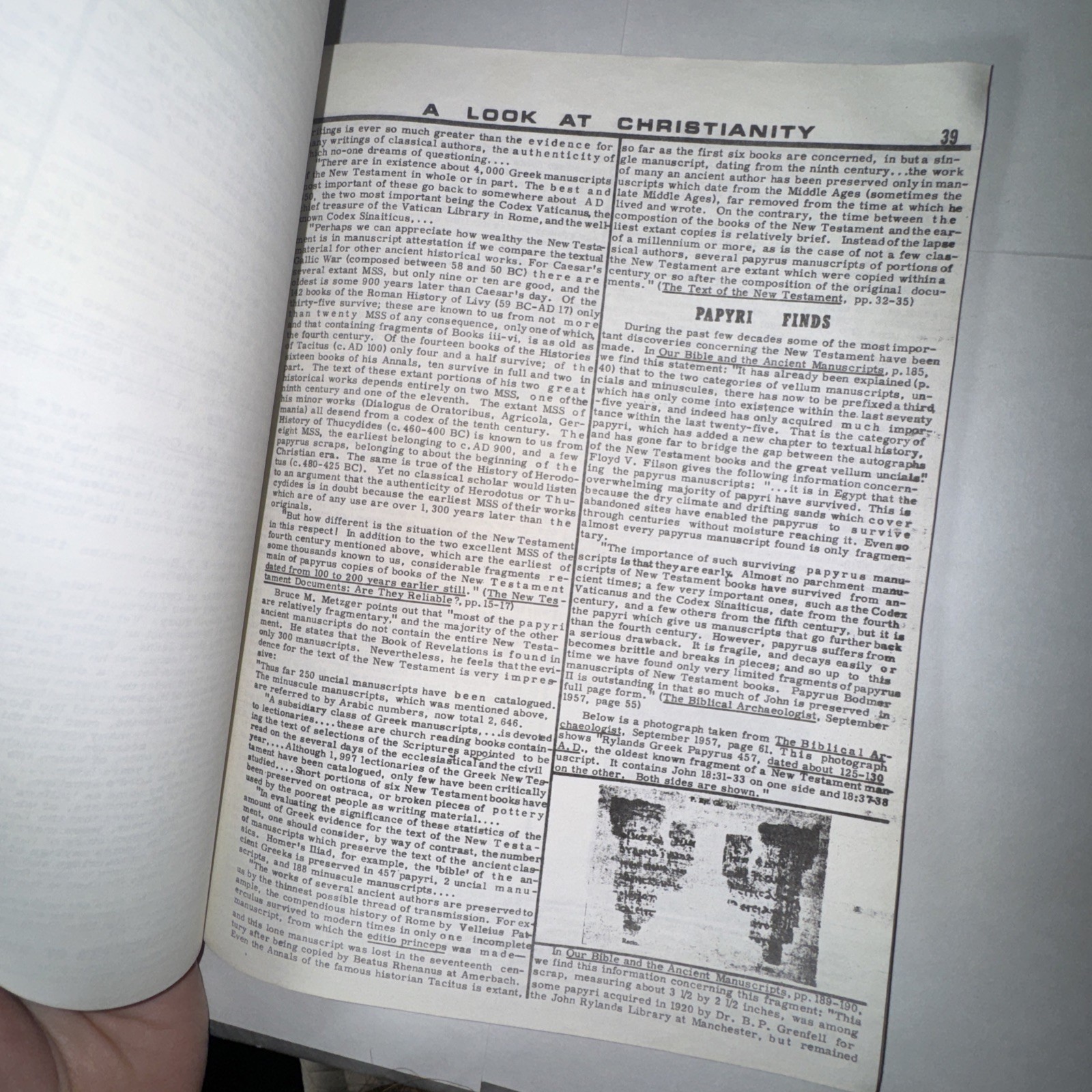 A Look At Christianity by Jerald & Sandra Tanner Enlarged Edition 1971 MORMONISM