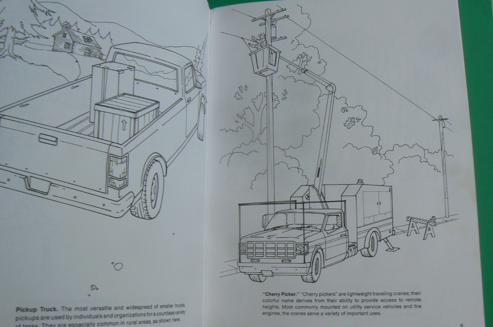 TRUCKS Coloring Book, Steven Petruccio, Dover 1995 BRAND NEW! 32-pages