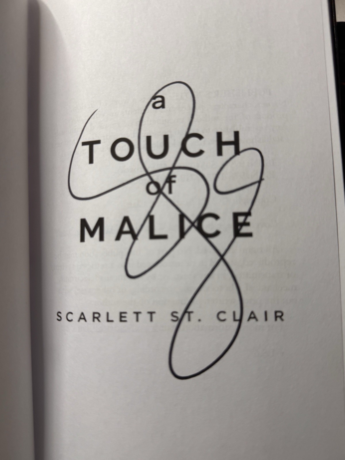 Scarlett St. Clair Hades & Persephone 4 Books Touch of Darkness Autographed