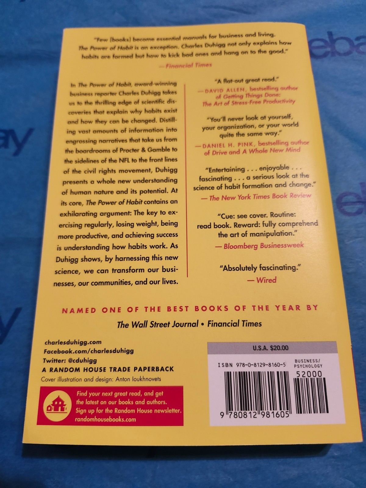 Power of Habit : Why We Do What We Do in Life and Business by Charles Duhigg