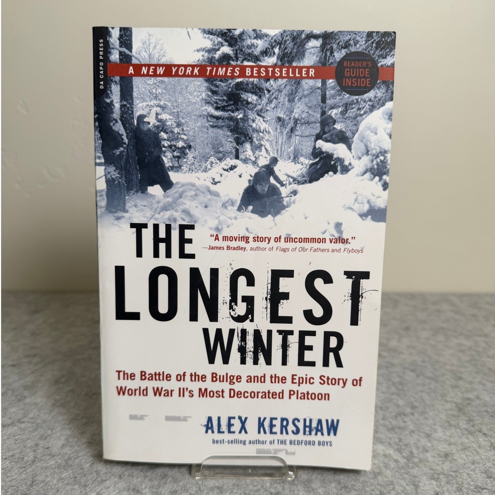 The Longest Winter by Alex Kershaw – WWII – Battle of the Bulge-Paperback – Good