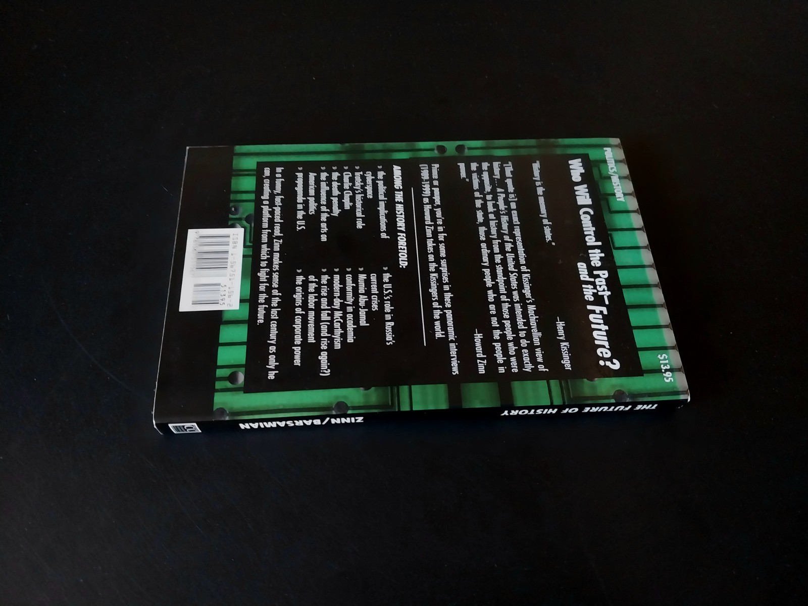 Howard Zinn – The Future of History – Common Courage Press First Printing 1999