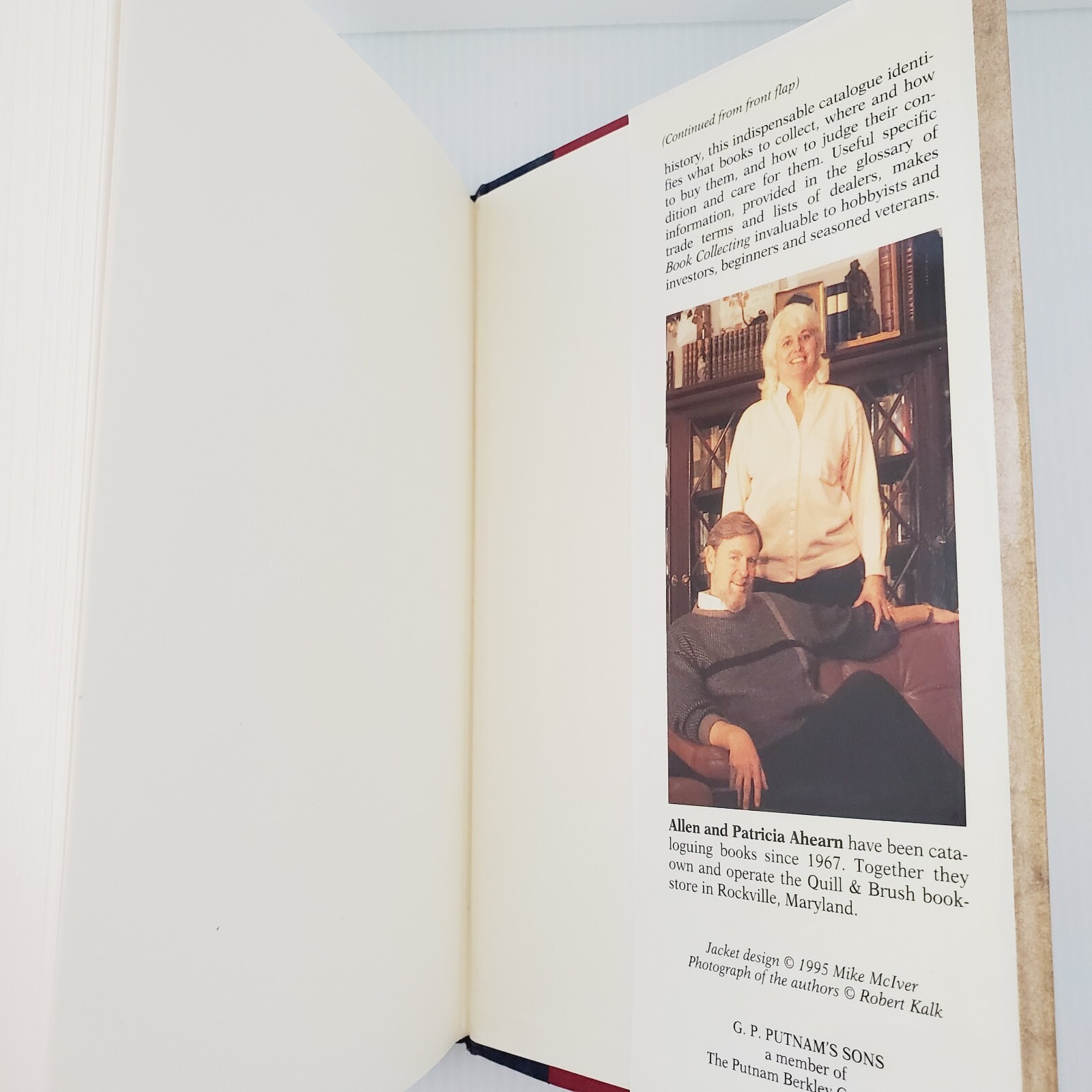 Book Collecting A Comprehensive Guide Hardcover Book By Allen & Patricia Ahearn