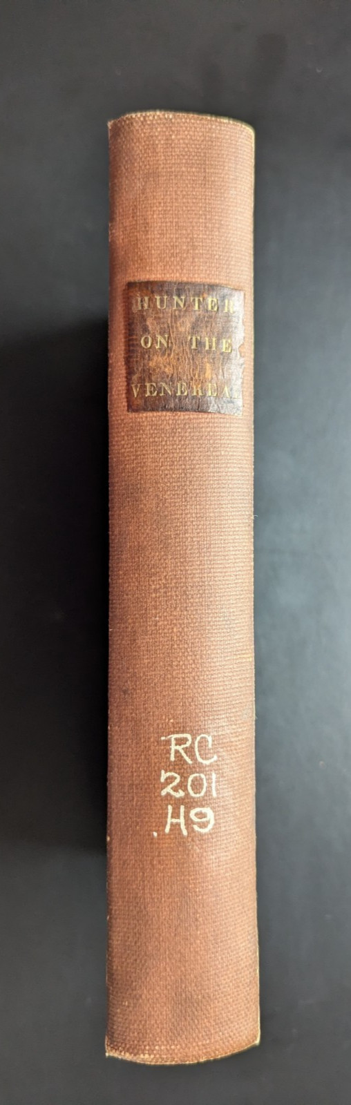 1818 Leather Treatise On Venereal Disease – John Hunter Syphilis Adams