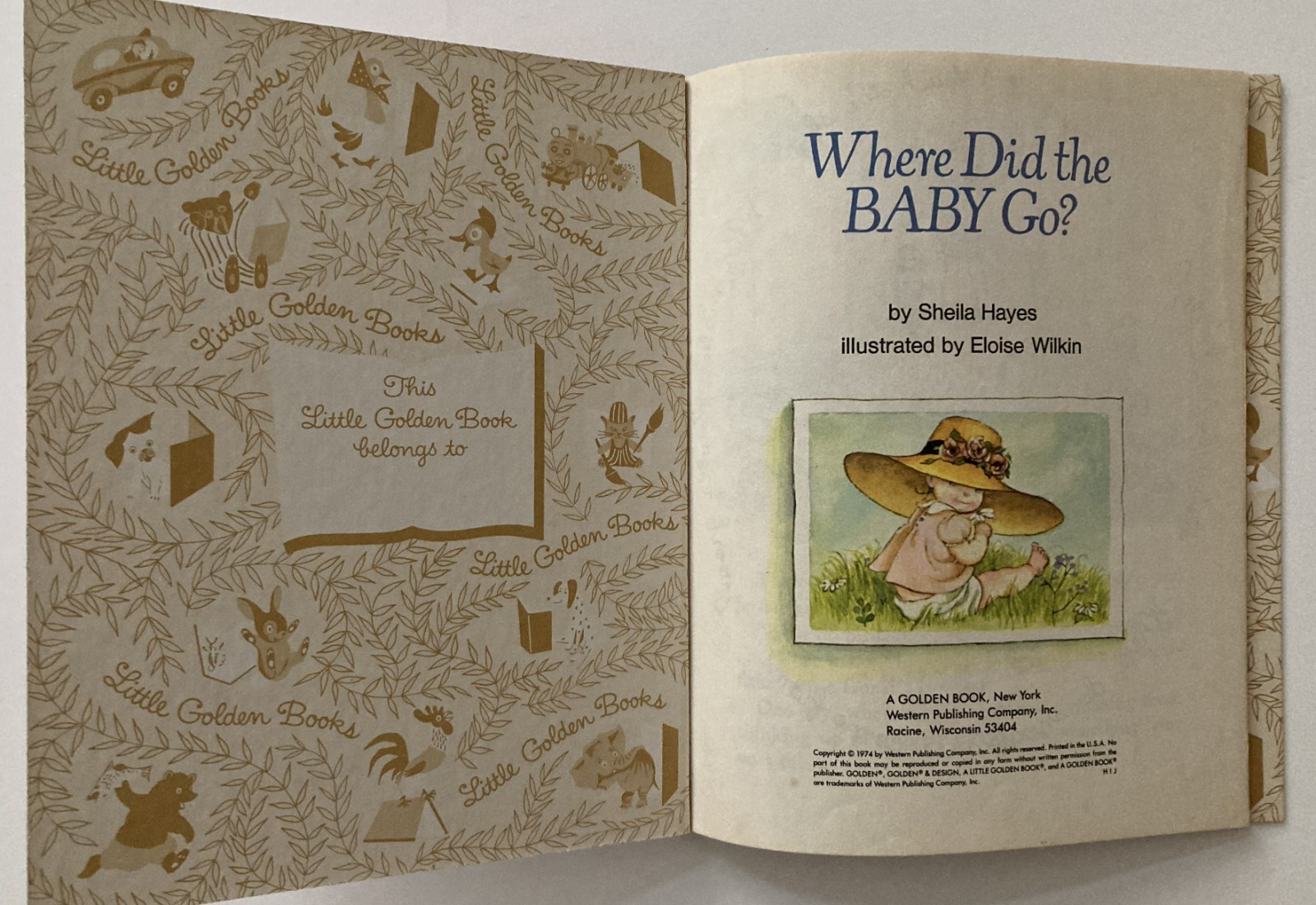 VTG Eloise Wilkin Little Golden Book Lot 4 1980s Where Did the Baby Go New Birds