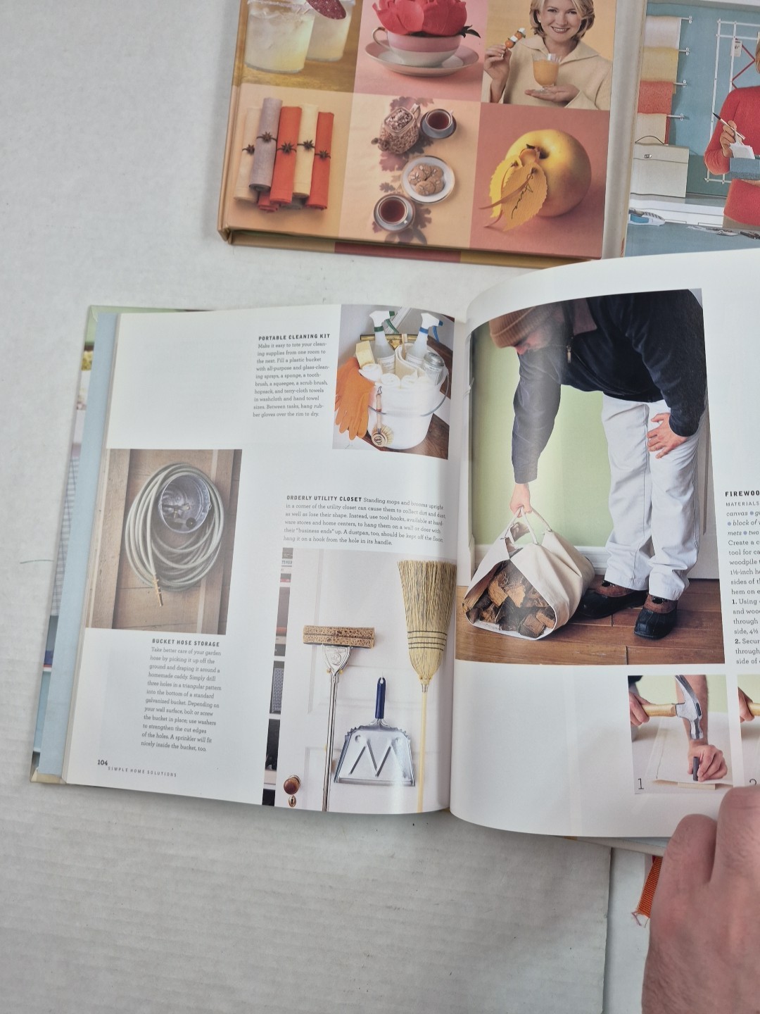 Vintage Martha Stewart Book Lot Hardcover Good Things For Organizing Home Used
