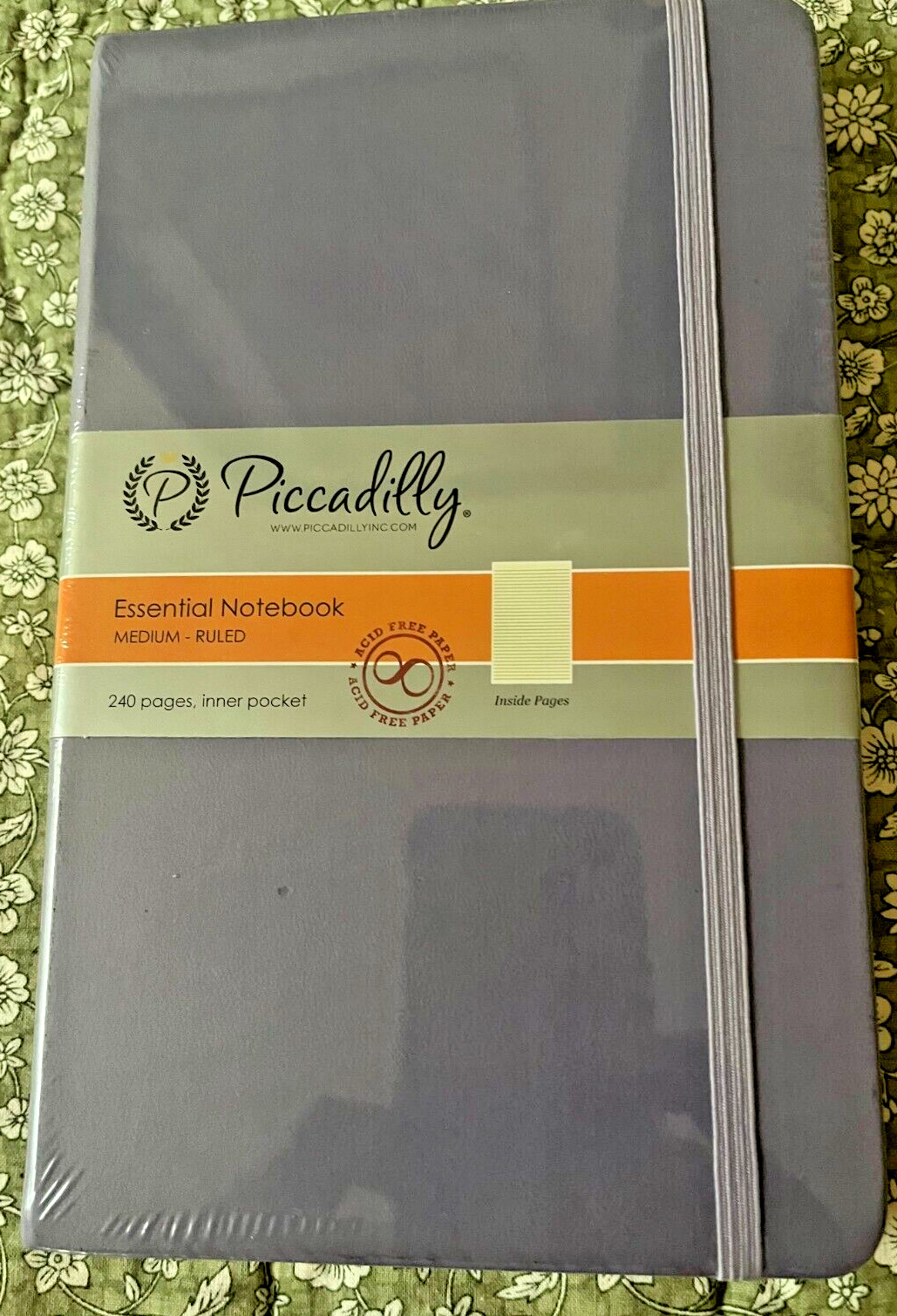 Piccadilly Essential Notebook lavender/purple Medium Ruled 240 Pages Hardcover