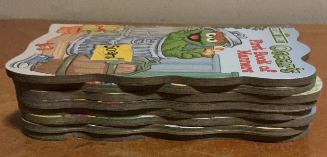 Bendon SESAME STREET Shaped Board Books Lot of 8 Beginnings & First Books 2000’s