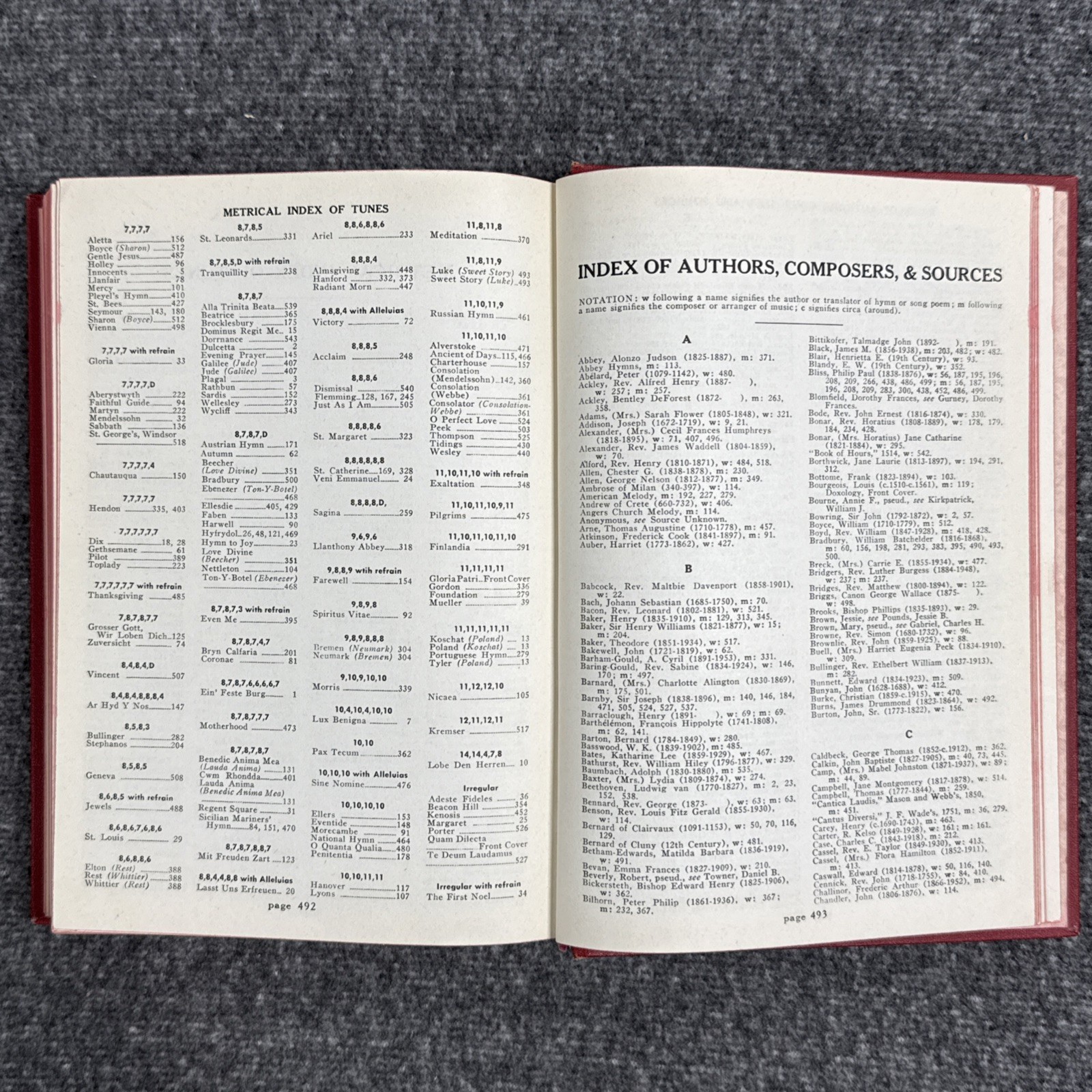 Worship and Service Hymnal 1969 Hope Publishing Vintage Hardcover RARE 512 Pages