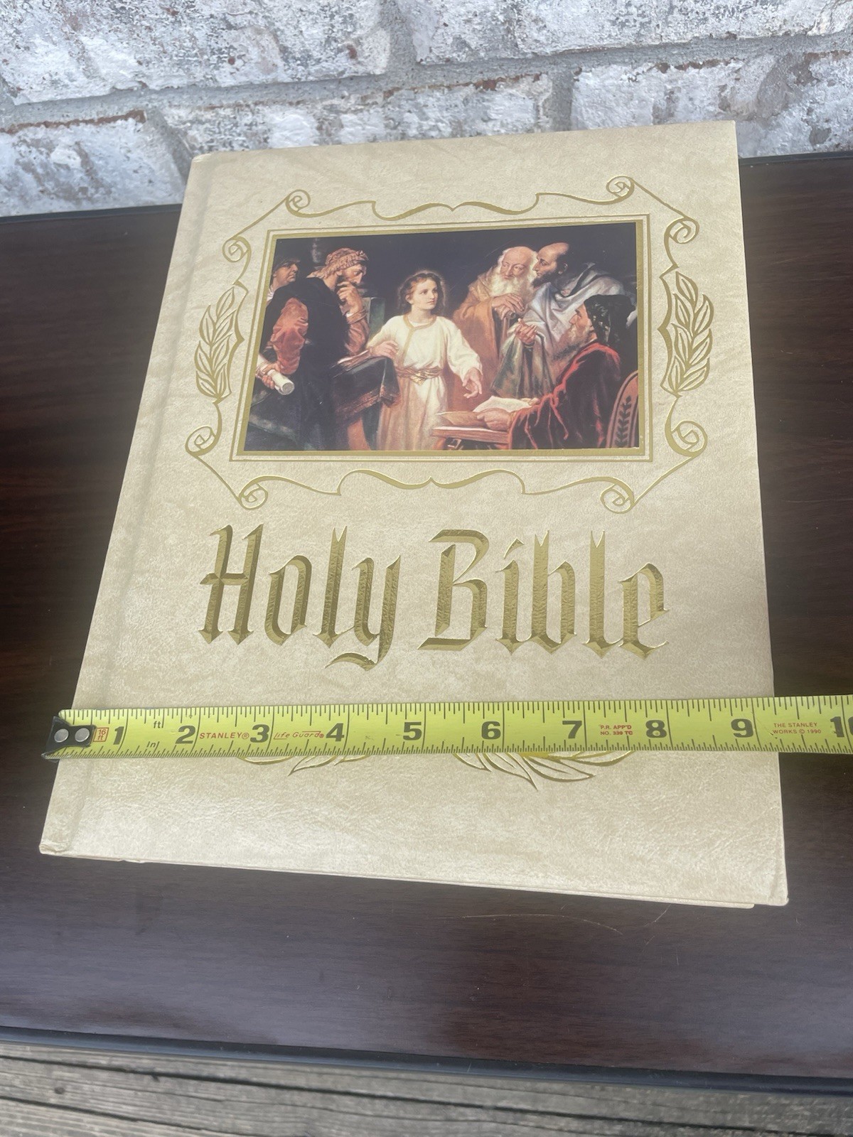 Holy Bible King James Red Letter Edition Illustrated Very Large Weighs 5lbs8oz
