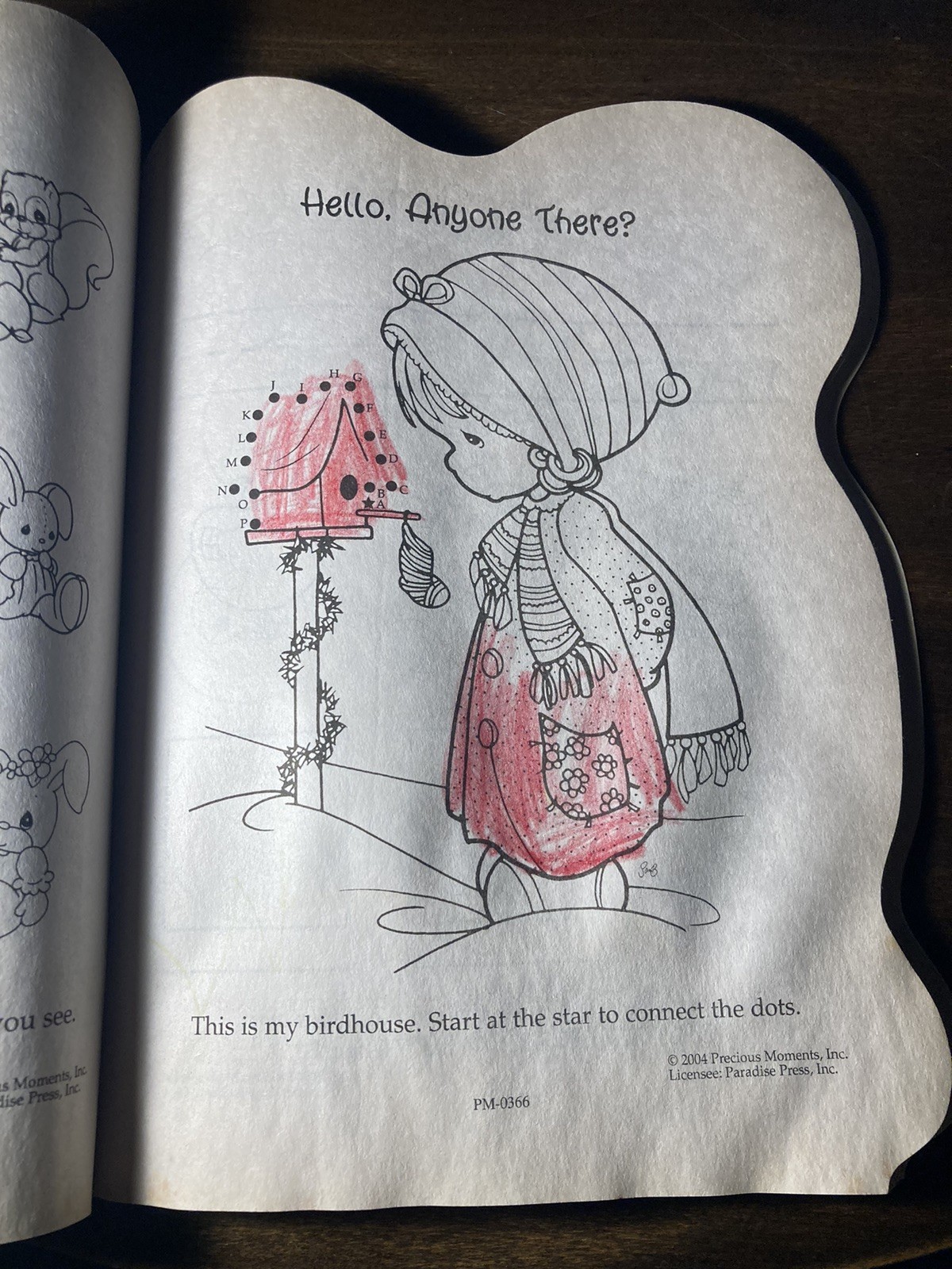 Vintage 2000’s Precious Moments Activity and Coloring Book New Old Stock Unused