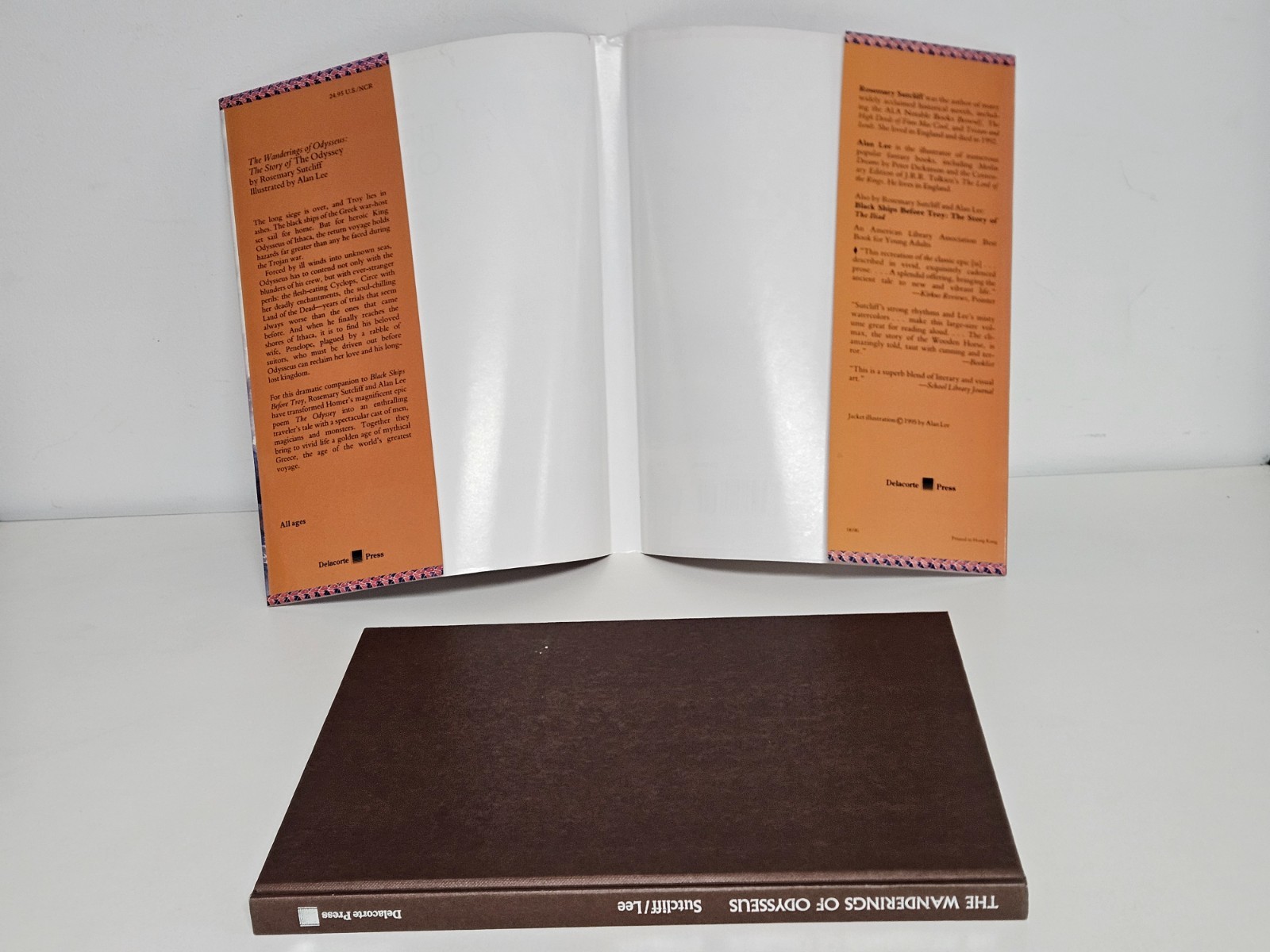 The Wanderings of Odysseus: THE STORY OF THE ODYSSEY Hardcover DUST JACKET 1996