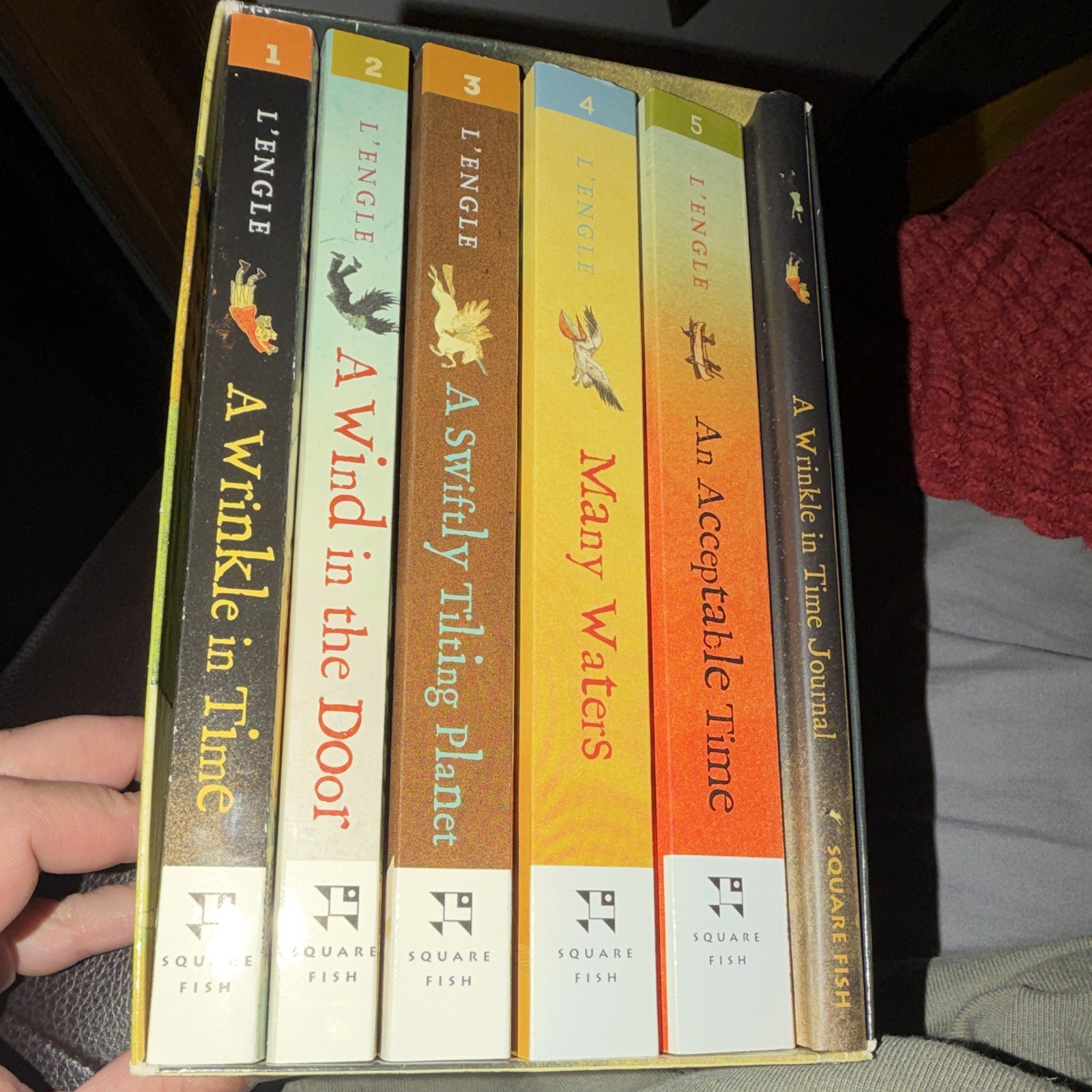 A Wrinkle in Time Quintet Box Set Madeleine L’Engle Square Fish + Journal