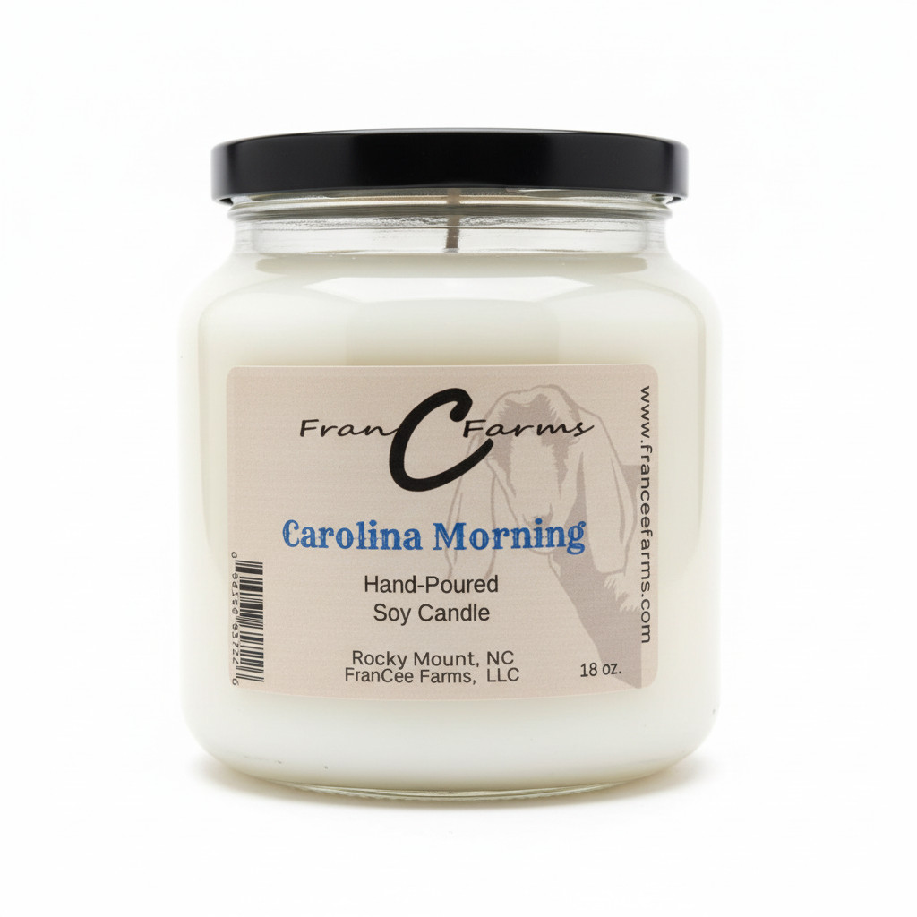 Carolina Morning Soy Candle – 18 oz. Apothecary Jar