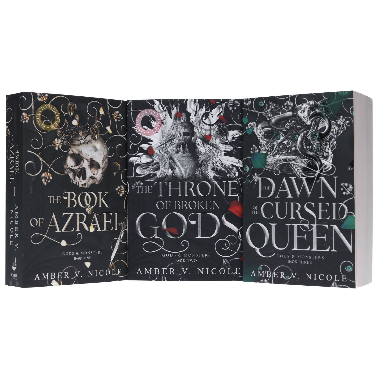 Gods & Monsters Series By Amber V. Nicole 3 Books Collection Set – Fiction – PB