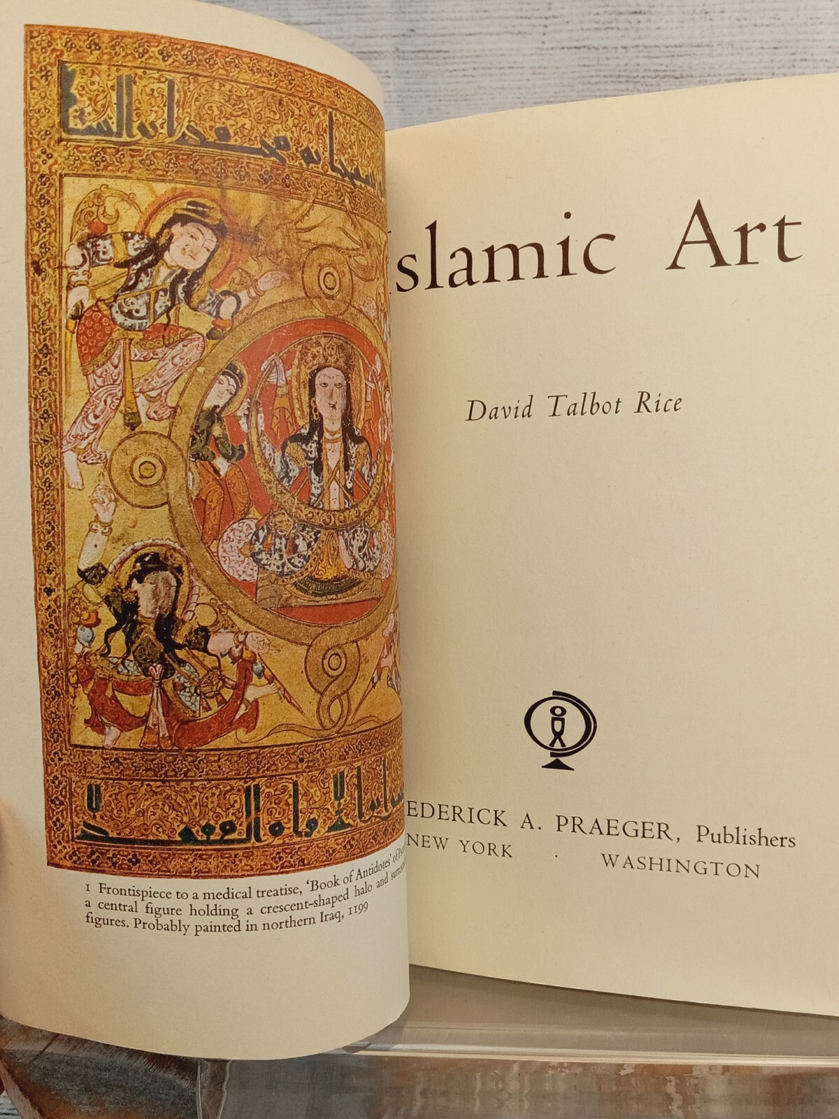 Islamic Art By David Talbot Rice 1st Ed. 1968 Paperback History Fine Arts
