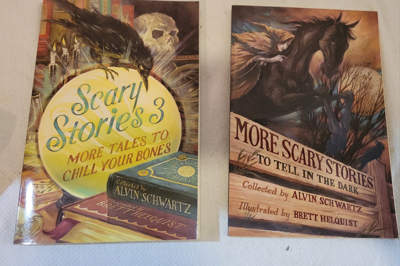 Scary Stories To Tell In the Dark 3 Book Set Alvin Schwartz
