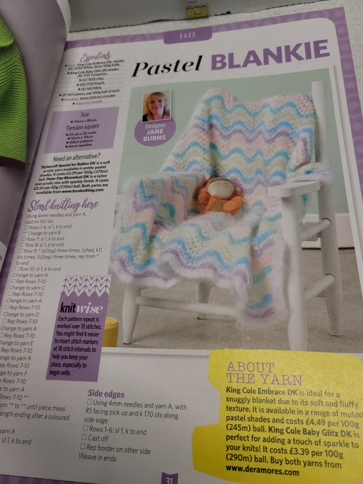 How To Knit Magazine Easy Guide Knitting Basics Casting On 45 Projects 162 Pages