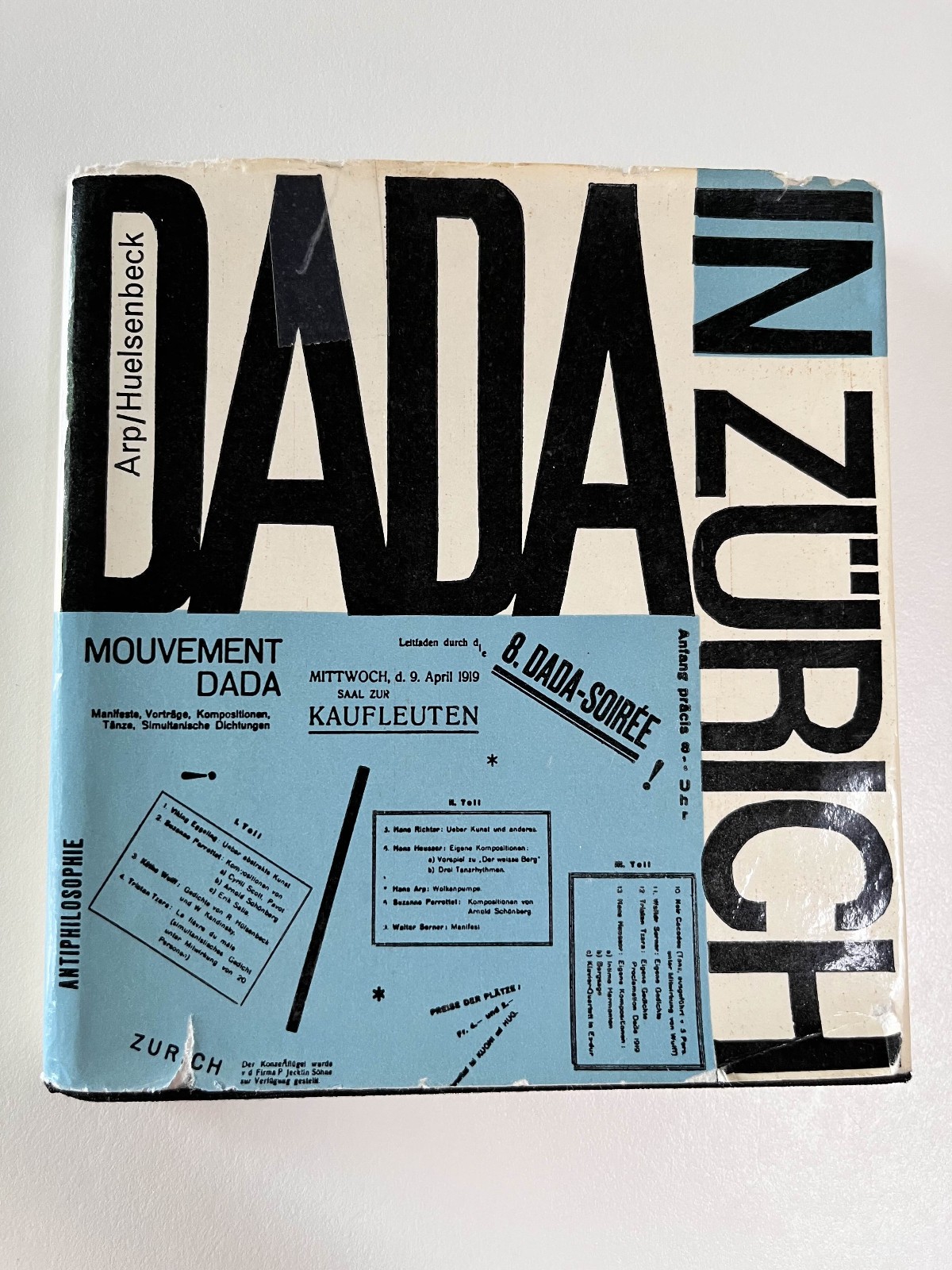 DADA IN ZURICH – 1st edition by HANS ARP/RICHARD HUELSENBECK Peter Schifferli