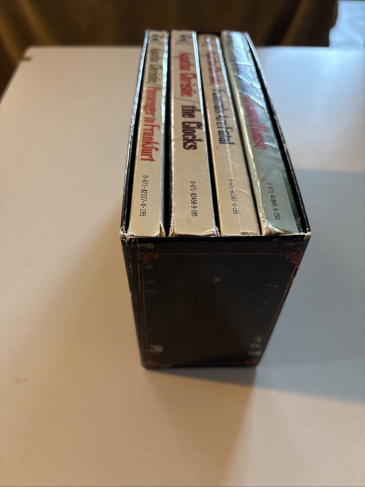Agatha Christie The Best of Hercule Poirot Boxed Set 4 Paperback Books