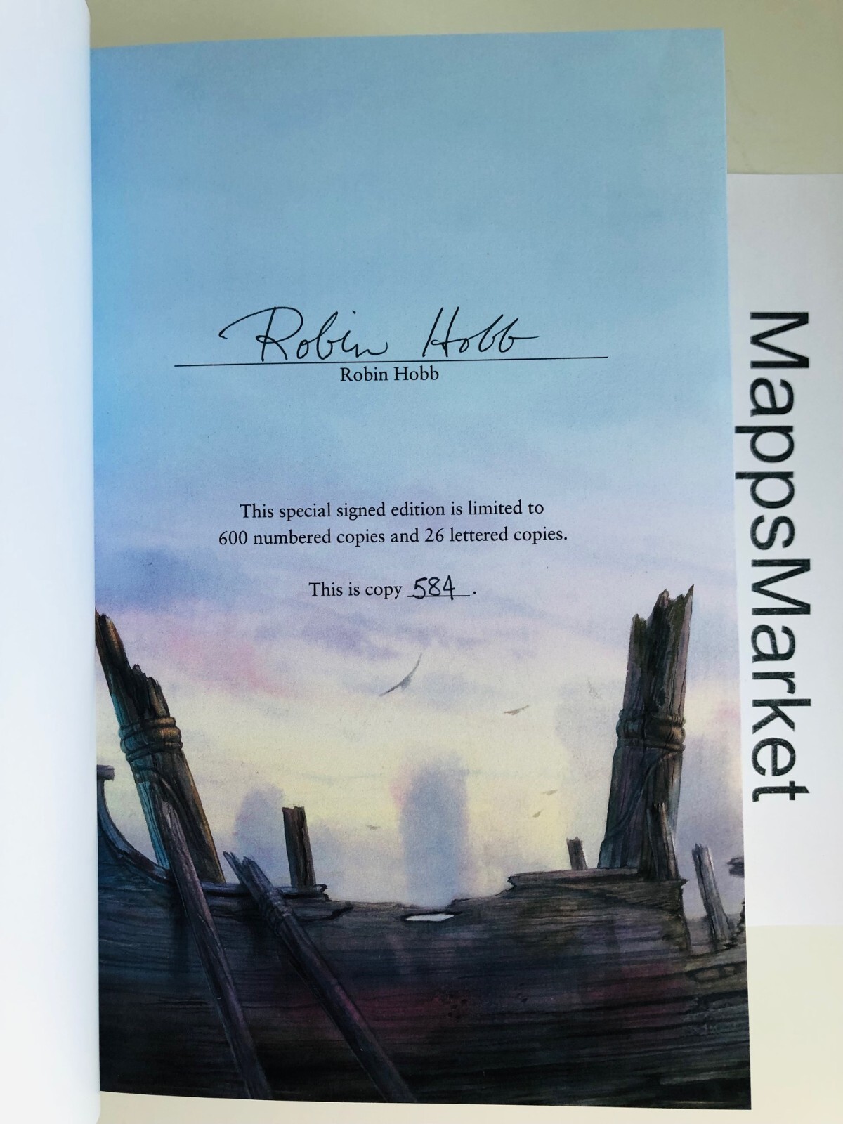 SIGNED The Mad Ship (Liveship Traders #2) by Robin Hobb SUBTERRANEAN PRESS
