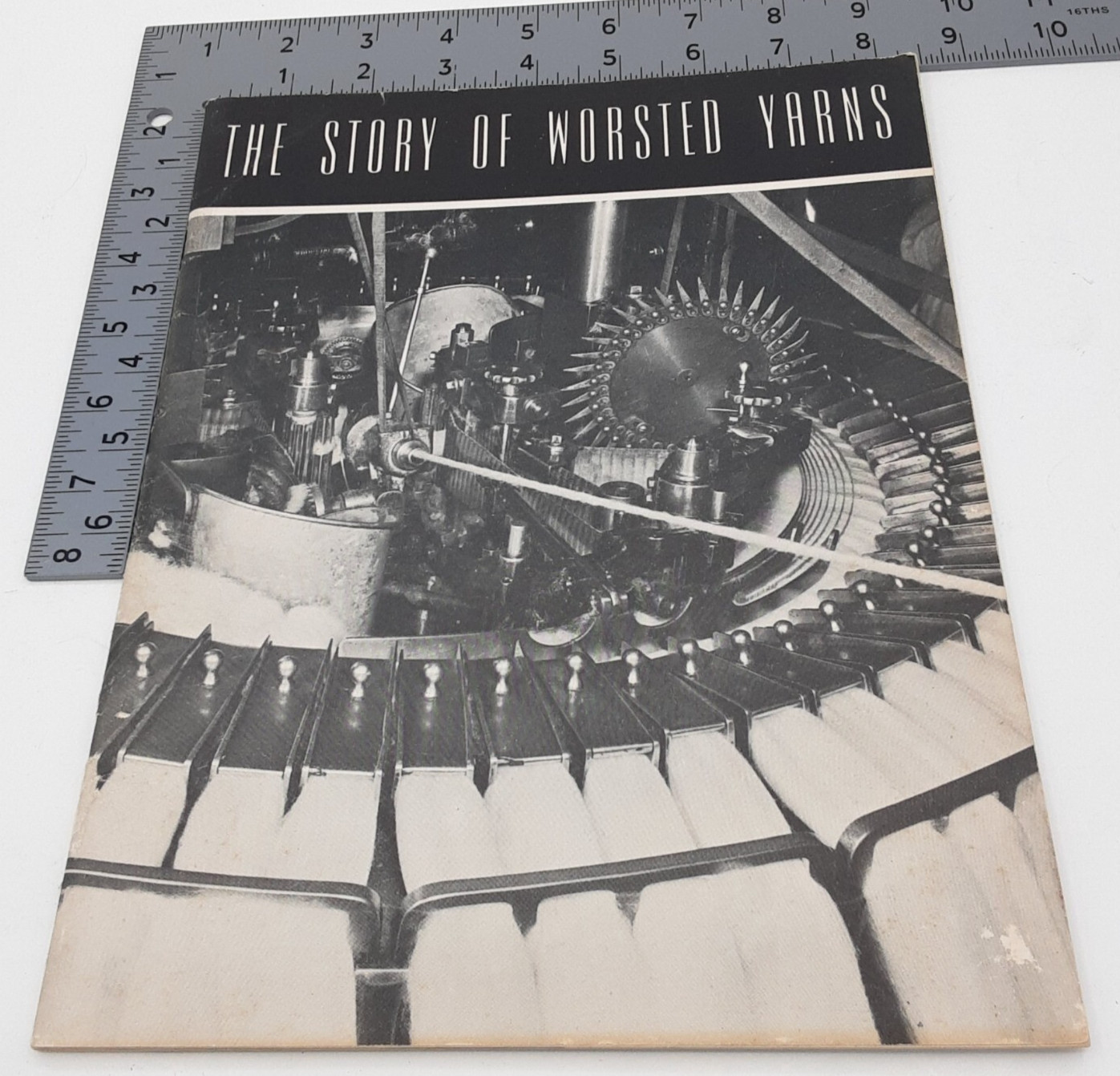 The Story Of Worsted Yarns By National Worsted Mills Jamestown New York 30 Pages