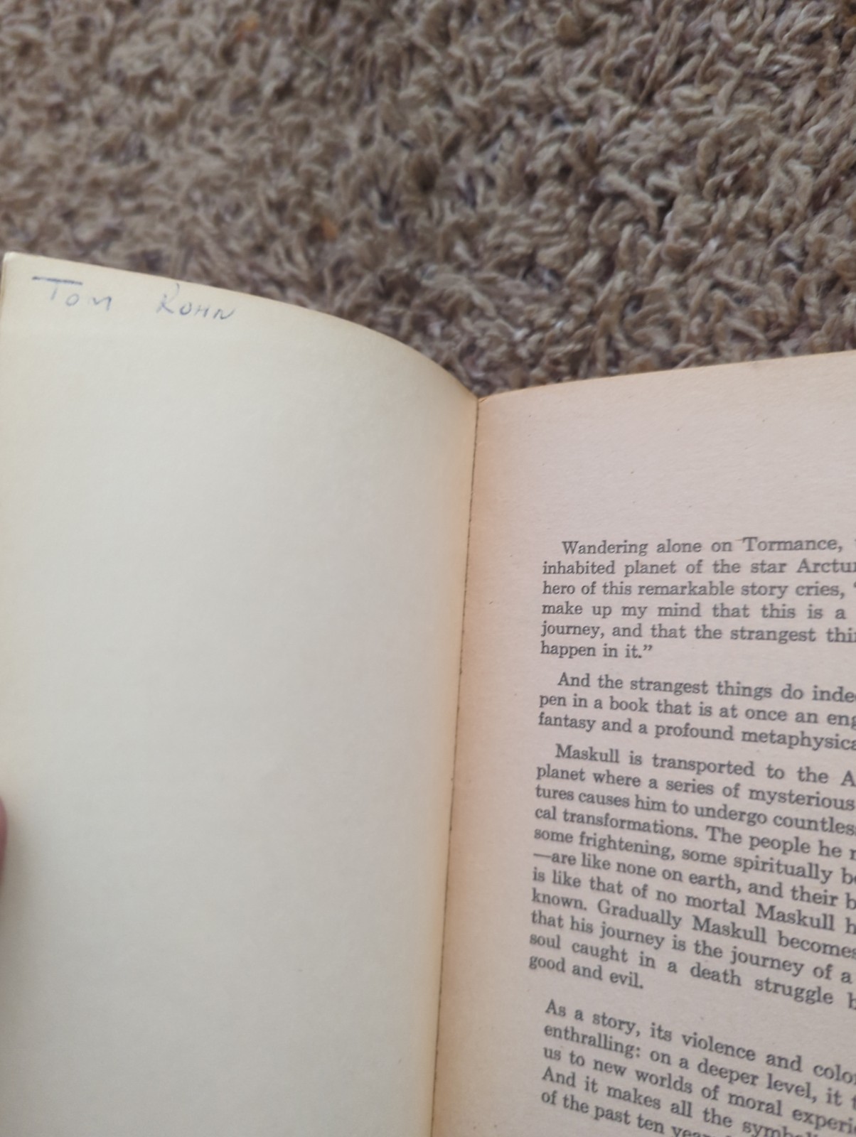 A Voyage to Arcturus by David Lindsay 1974 Ballantine Fantasy
